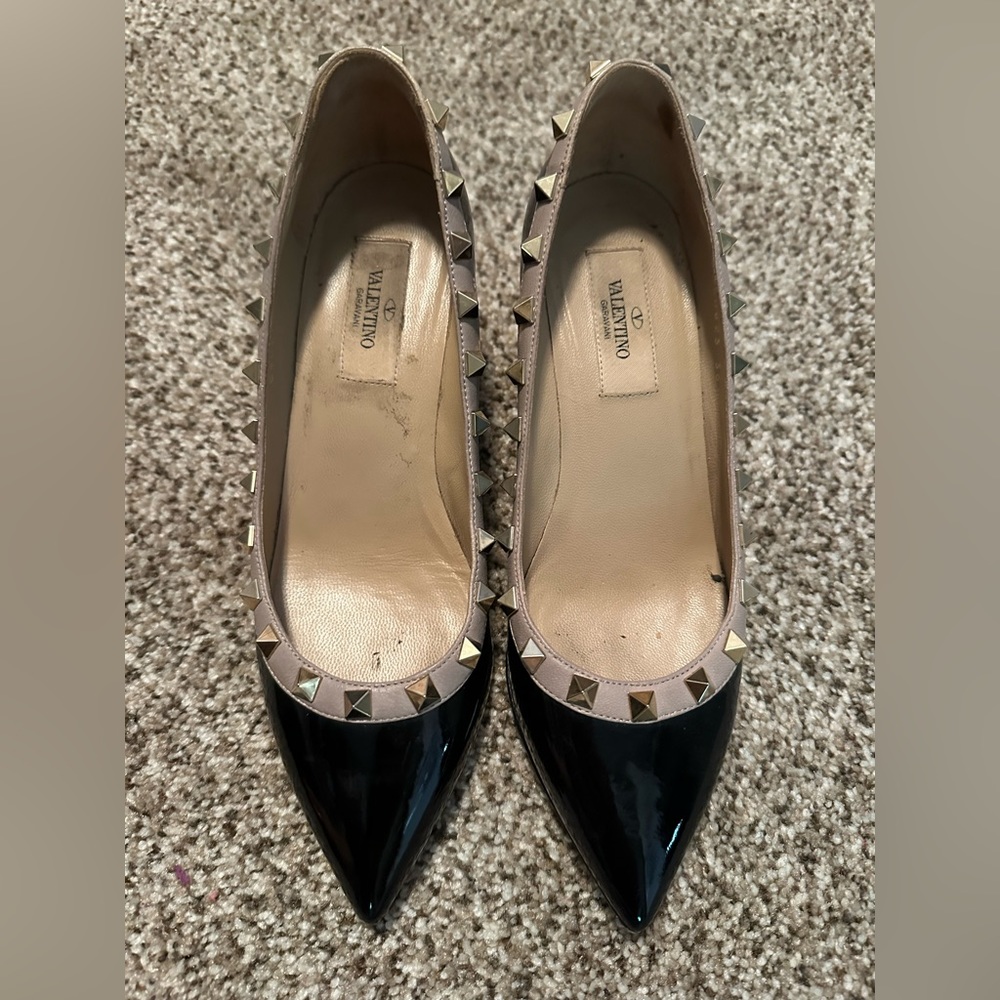 Valentino studded wedge heel